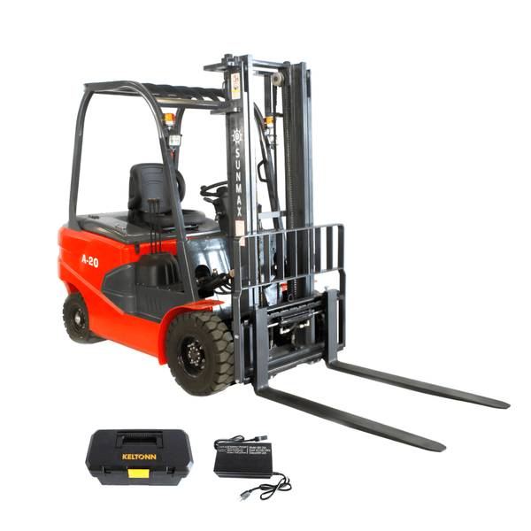 Sunmax Electric Forklift – 4400 lbs Capacity, 118" Lift for Warehouse Use - A-20 - alternate view