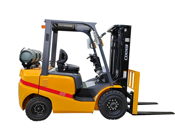 EKKO Forklift with solid pneumatic tires 5000 lbs., cap. - EK25TLP - alternate view