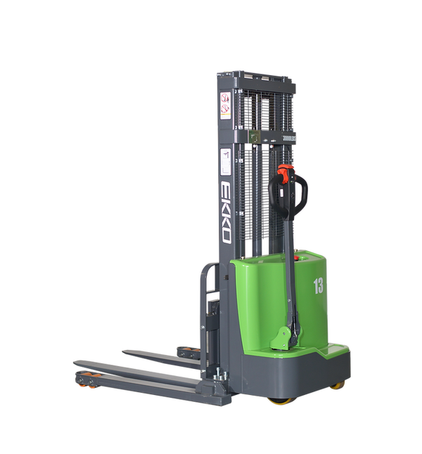 EKKO Lithium Straddle Stacker 2800 lb Cap., 138" Height - EB13C-138Li - alternate view