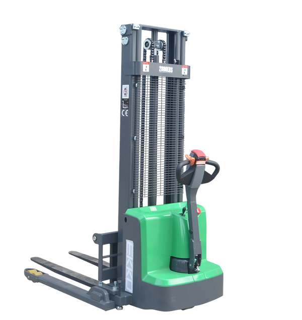 EKKO Lithium Straddle Stacker 2800 lb Cap., 145" Height - EB13E-145Li