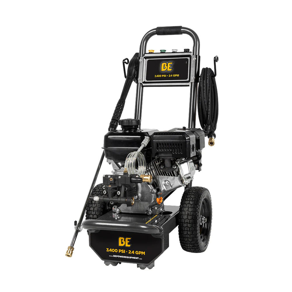 BE Power 3,400 PSI 2.5 GPM Cold Water Gas Pressure Washer - B3475PX
