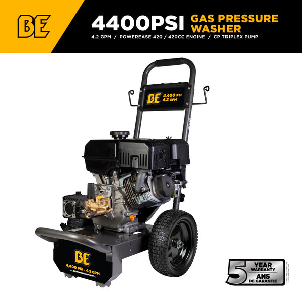 BE Power 4,400 PSI – 4.2 GPM Cold Pressure Washer With Powerease 420 Engine - B4415PA - alternate view