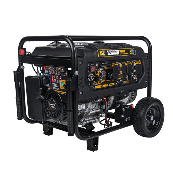 BE Power 12,500 Watt Tri-Fuel Generator - BE12500T