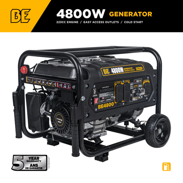 BE Power 4,800 Watt Generator - BE4800 - alternate view