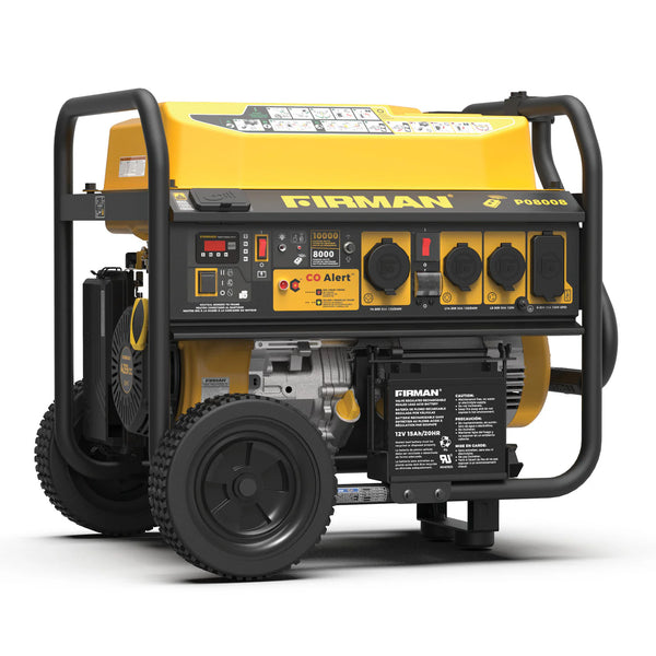 Firman Gas Portable Generator 10000W Remote Start 120/240V with CO Alert