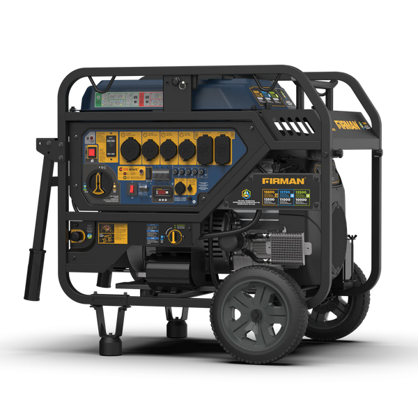 Firman Tri fuel portable generator 16800W electric start 120/240V with CO alert - T13071