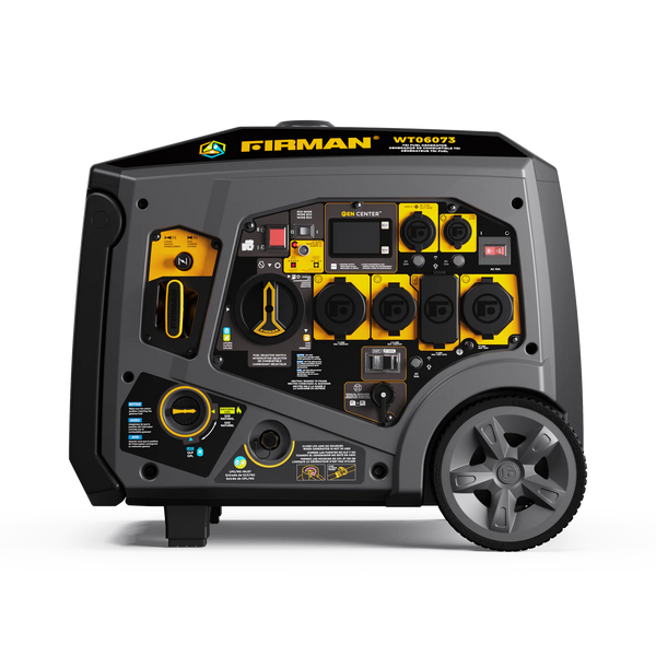 Firman Tri Fuel Inverter Portable Generator 7500W Electric Start 120/240V Parallel Ready CO Alert - WT06073 - alternate view