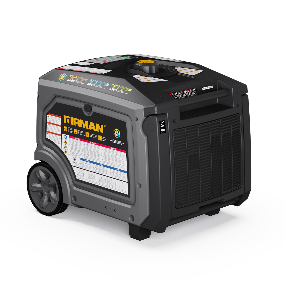 Furman Generators Firman Tri Fuel Inverter Portable Generator 7500W Electric Start 120/2